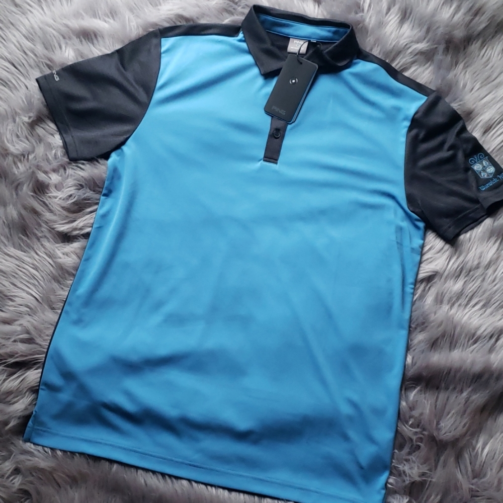 Mens Ping Warwick Hills Keyes Polo michigan shirt